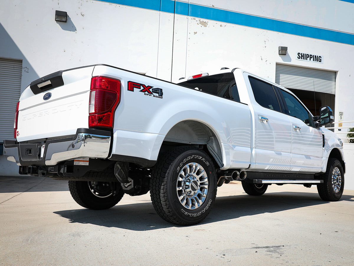 Rebel Series 3 Inch 409 Stainless Steel Cat-Back Exhaust System w/ Tip Ford F-250/F-350 17-26 V8-6.2/6.8/7.3L aFe Power aFe Power