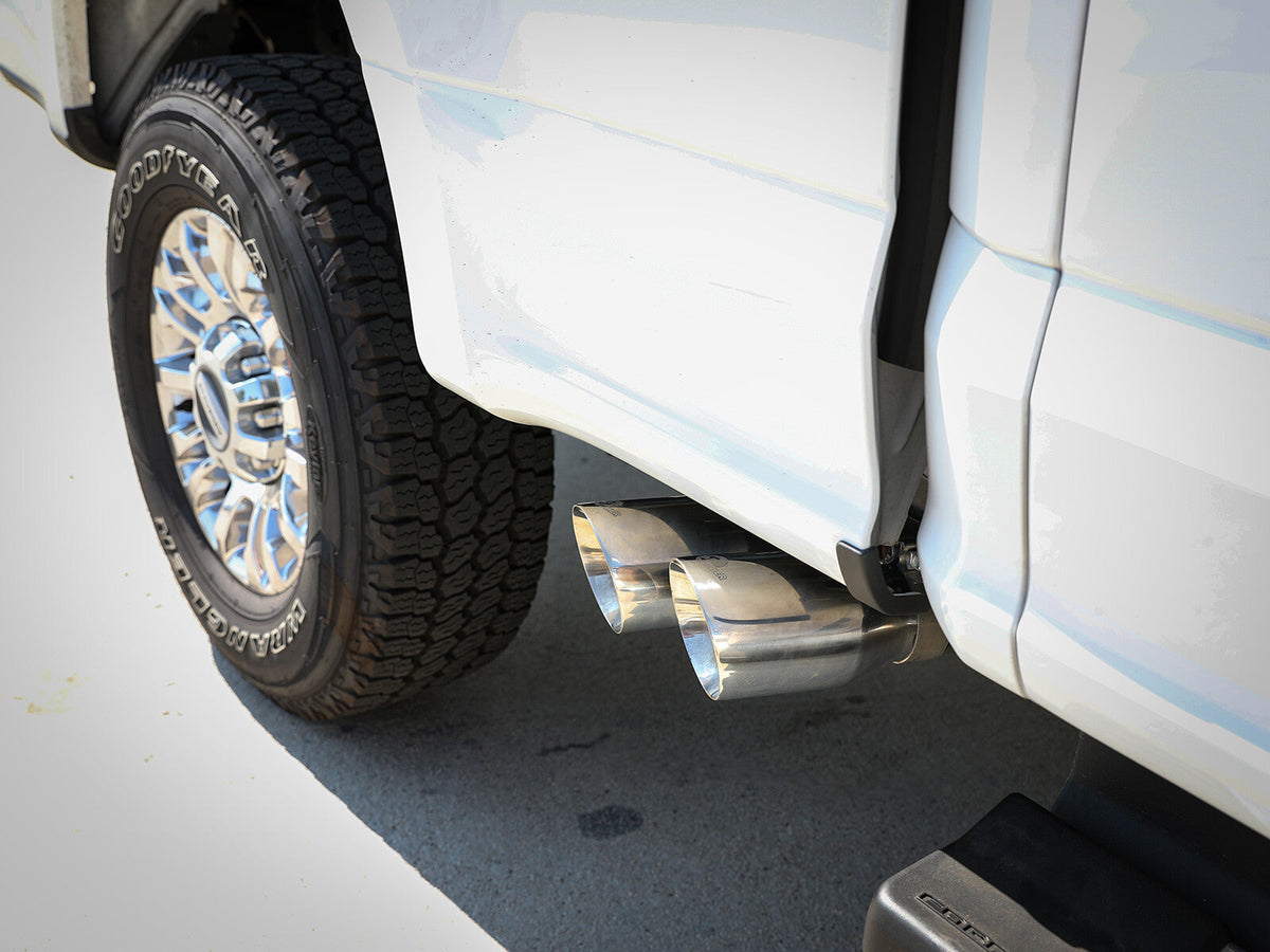 Rebel Series 3 Inch 409 Stainless Steel Cat-Back Exhaust System w/ Tip Ford F-250/F-350 17-26 V8-6.2/6.8/7.3L aFe Power aFe Power