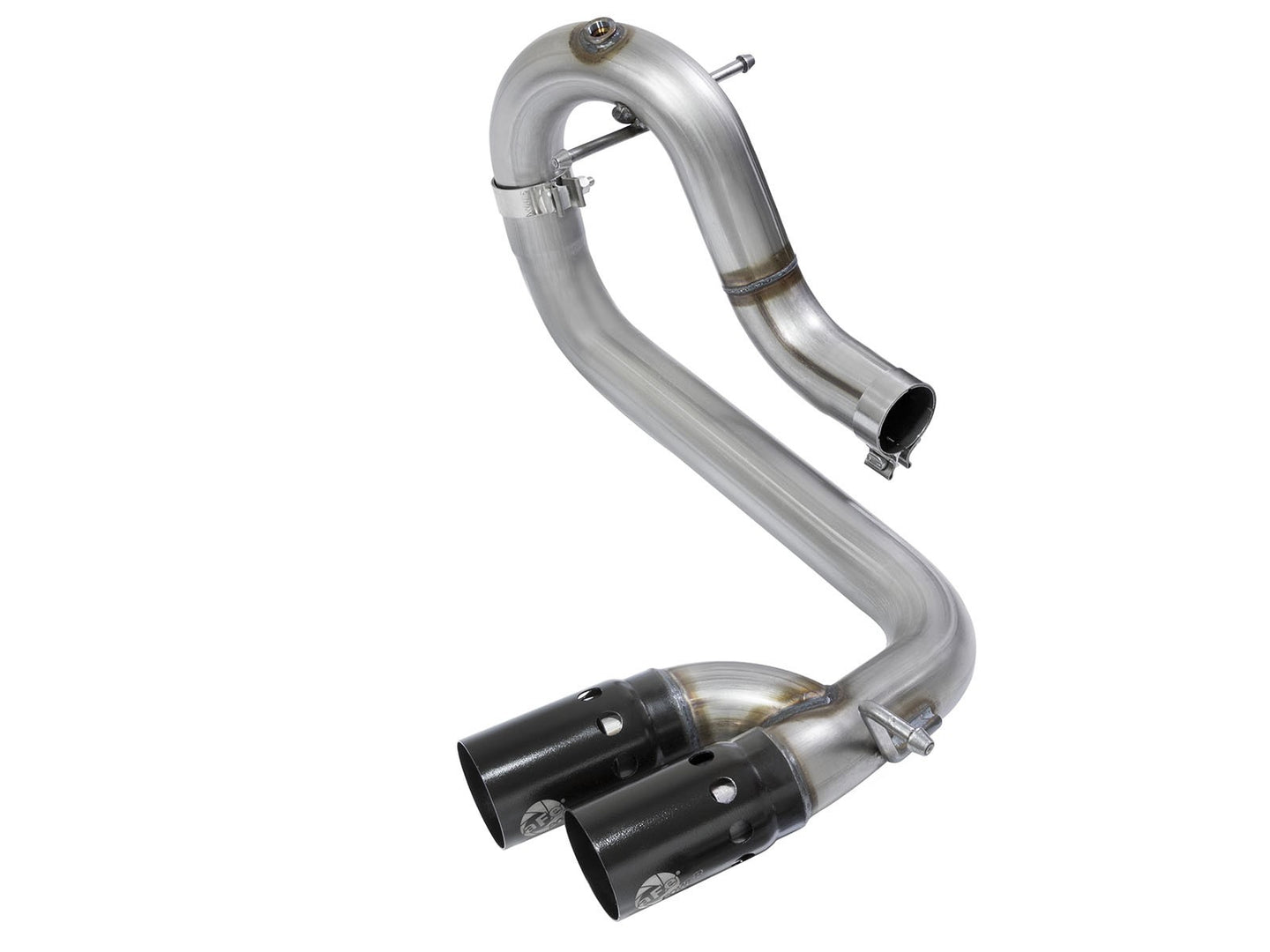 Rebel Series 3 Inch 409 Stainless Steel Dpf-Back Exhaust System w/Black Tip GM Colorado/Canyon 16-22 L4-2.8L (td) Lwn aFe Power