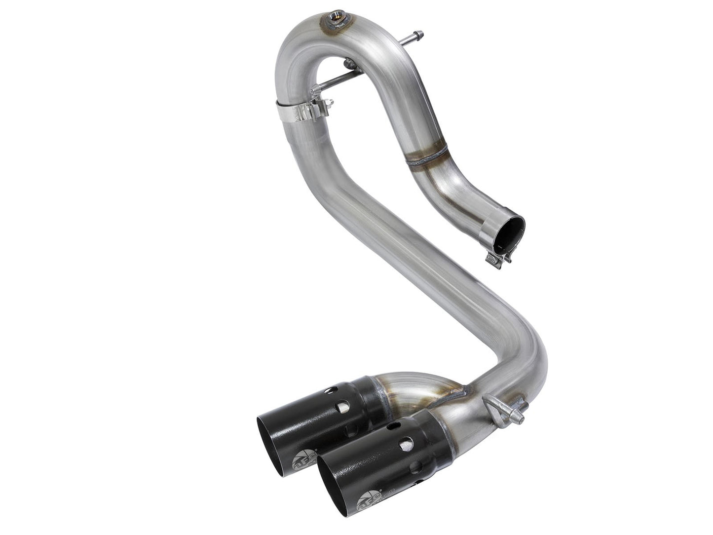 Rebel Series 3 Inch 409 Stainless Steel Dpf-Back Exhaust System w/Black Tip GM Colorado/Canyon 16-22 L4-2.8L (td) Lwn aFe Power