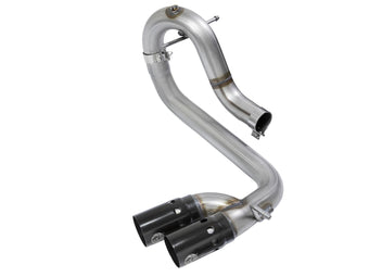 compare product Rebel Series 3 Inch 409 Stainless Steel Dpf-Back Exhaust System w/Black Tip GM Colorado/Canyon 16-22 L4-2.8L (td) Lwn aFe Power