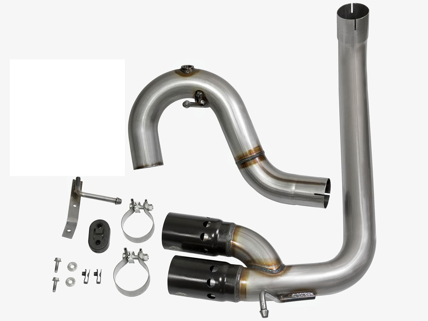 Rebel Series 3 Inch 409 Stainless Steel Dpf-Back Exhaust System w/Black Tip GM Colorado/Canyon 16-22 L4-2.8L (td) Lwn aFe Power
