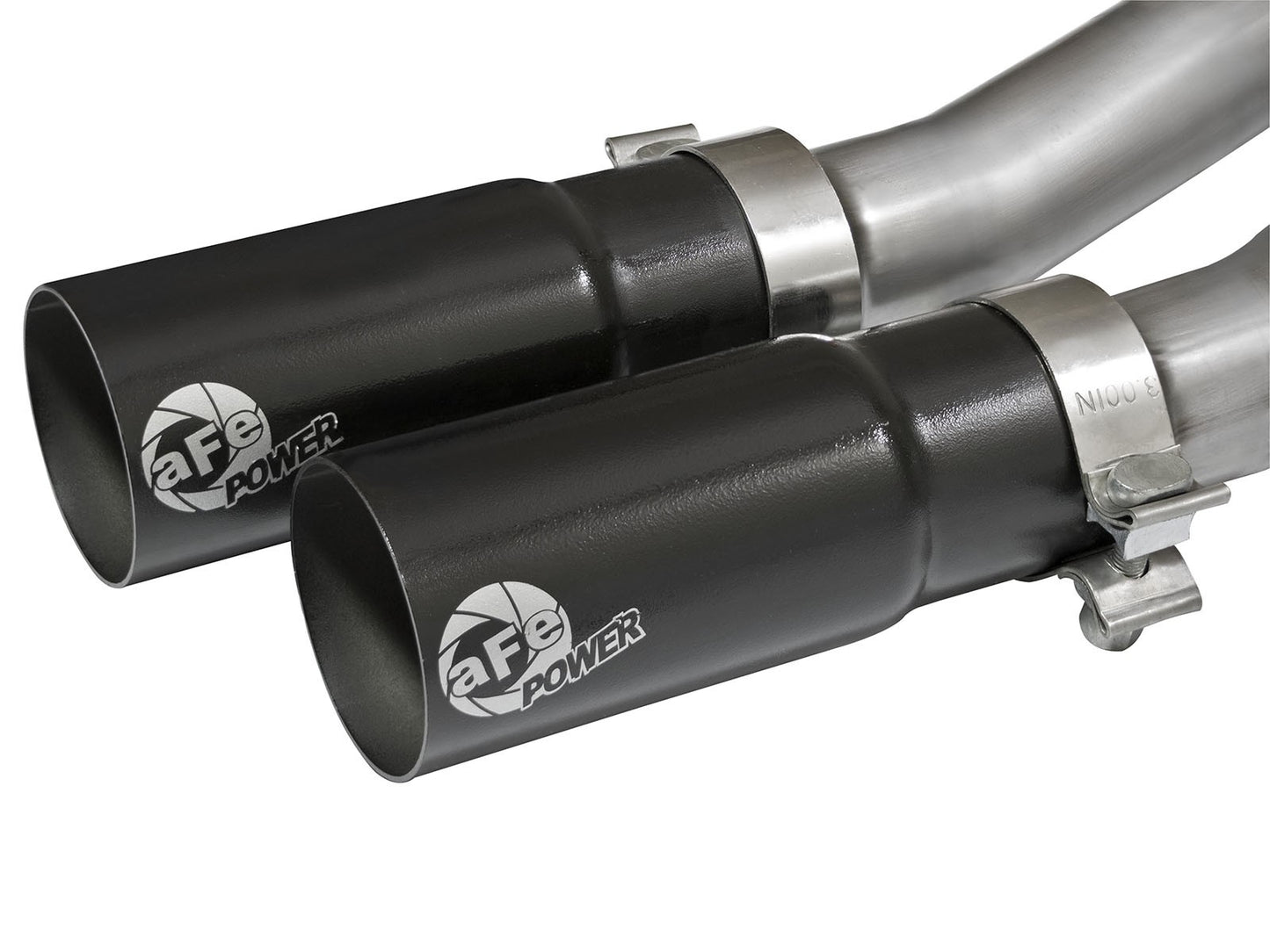 Rebel Series 3 Inch to 2-1/2 Inch 409 Stainless Steel Cat-Back Exhaust w/Black Tip Silverado/Sierra 1500 09-18 Reg Cab/Short Bed V6-4.3/V8-4.8/5.3L aFe Power
