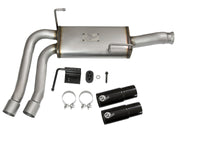 Rebel Series 3 Inch to 2-1/2 Inch 409 Stainless Steel Cat-Back Exhaust w/Black Tip Silverado/Sierra 1500 09-18 Reg Cab/Short Bed V6-4.3/V8-4.8/5.3L aFe Power