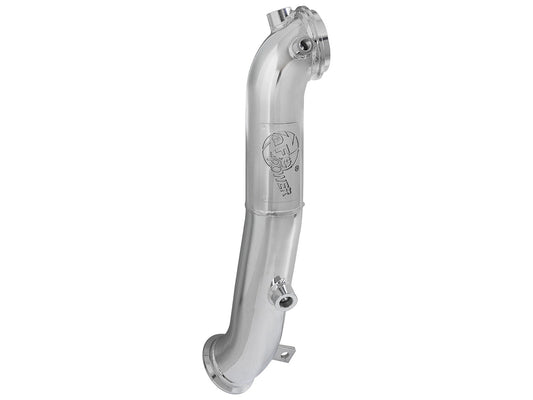 Mach Force-Xp 3 Inch 409 Stainless Steel Downpipe GM Diesel Trucks 11-15 V8-6.6L (td) Lml aFe Power aFe Power