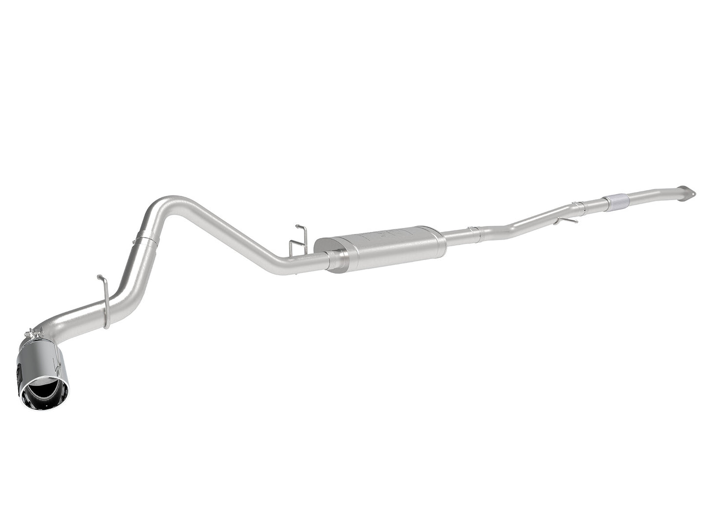 Apollo GT Series 3 Inch 409 Stainless Steel Cat-Back Exhaust System w/ Polish Tip GM Silverado/Sierra 1500 19-26 L4-2.7L (t) aFe Power