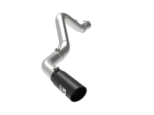 Large Bore-HD 5 Inch 409 Stainless Steel Dpf-Back Exhaust System w/Black Tip GM Diesel Trucks 20-23 V8-6.6L (td) L5P aFe Power aFe Power