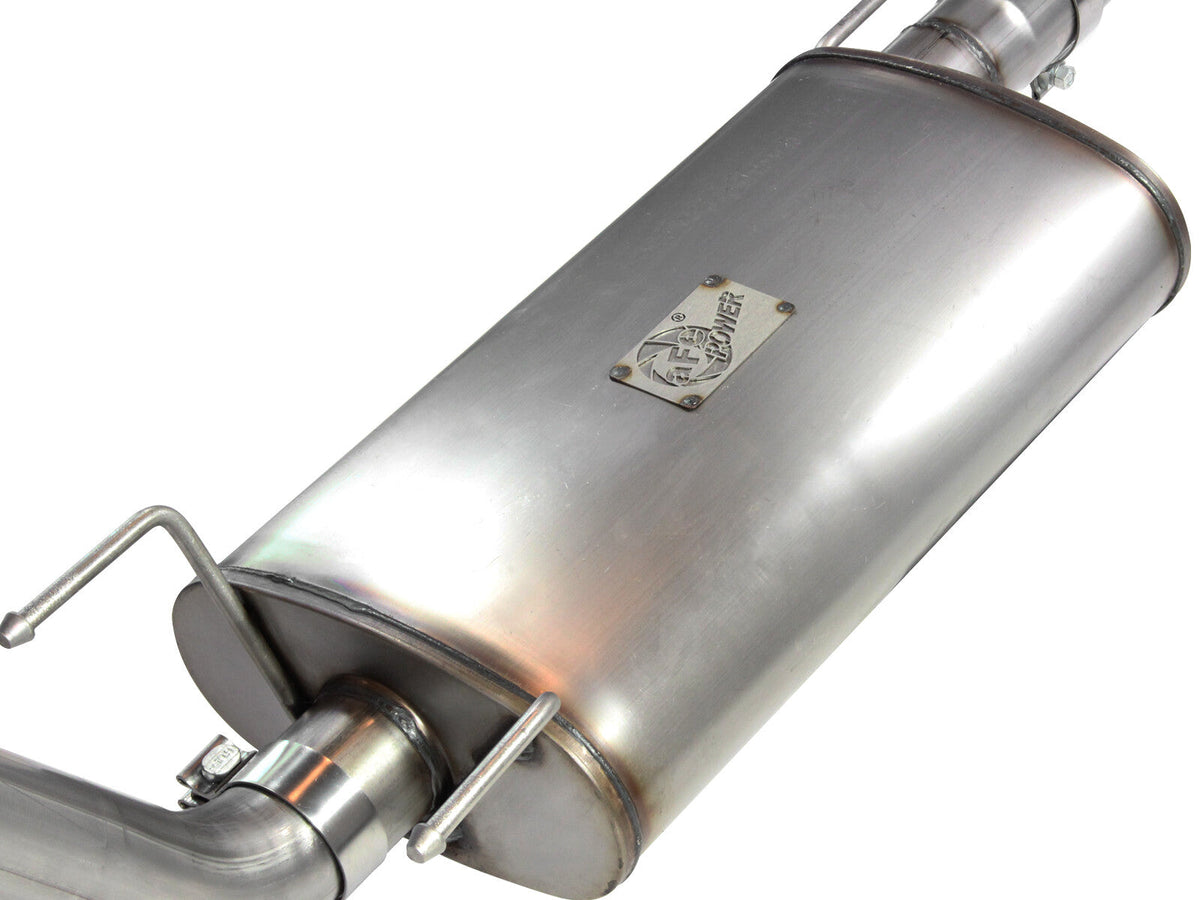 Mach Force-Xp 3 Inch 409 Stainless Steel Cat-Back Exhaust System w/Polished Tip Toyota Tacoma 05-12 V6-4.0L aFe Power aFe Power