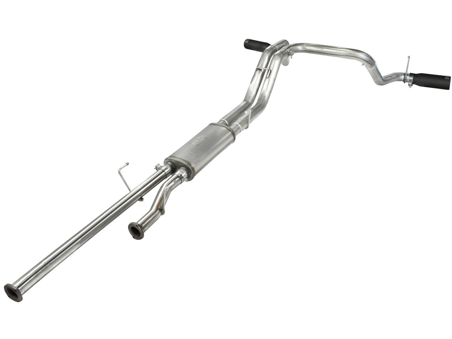 Mach Force-Xp 2-1/2 Inch to 3 Inch 409 Stainless Steel Cat-Back Exhaust w/ Black Tip Toyota Tundra 10-21 V8-5.7L aFe Power