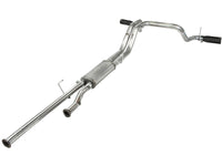 Mach Force-Xp 2-1/2 Inch to 3 Inch 409 Stainless Steel Cat-Back Exhaust w/ Black Tip Toyota Tundra 10-21 V8-5.7L aFe Power