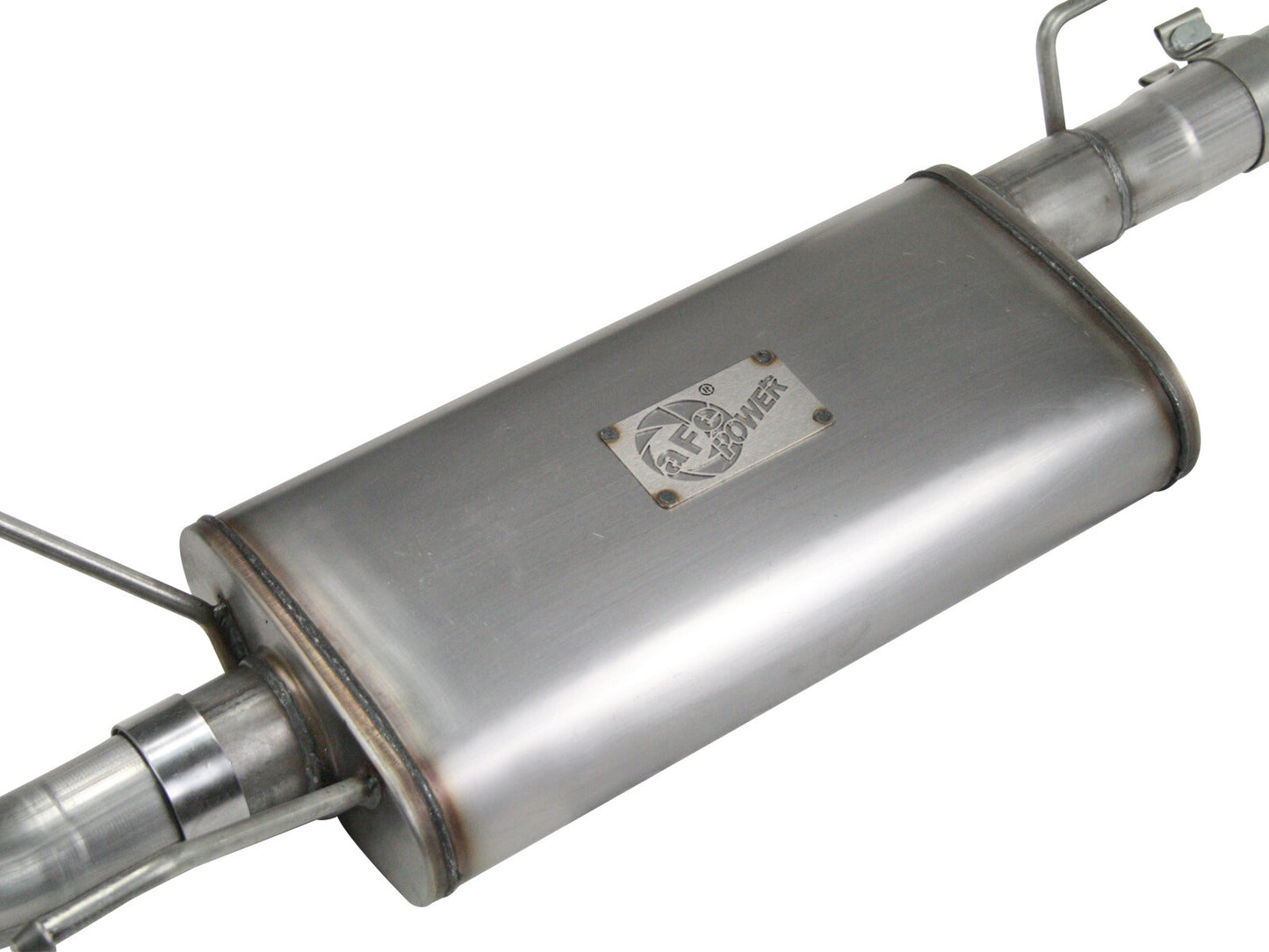 Mach Force-Xp 2-1/2 Inch 409 Stainless Steel Cat-Back Exhaust System w/Black Tip Toyota Tacoma 13-15 V6-4.0L aFe Power