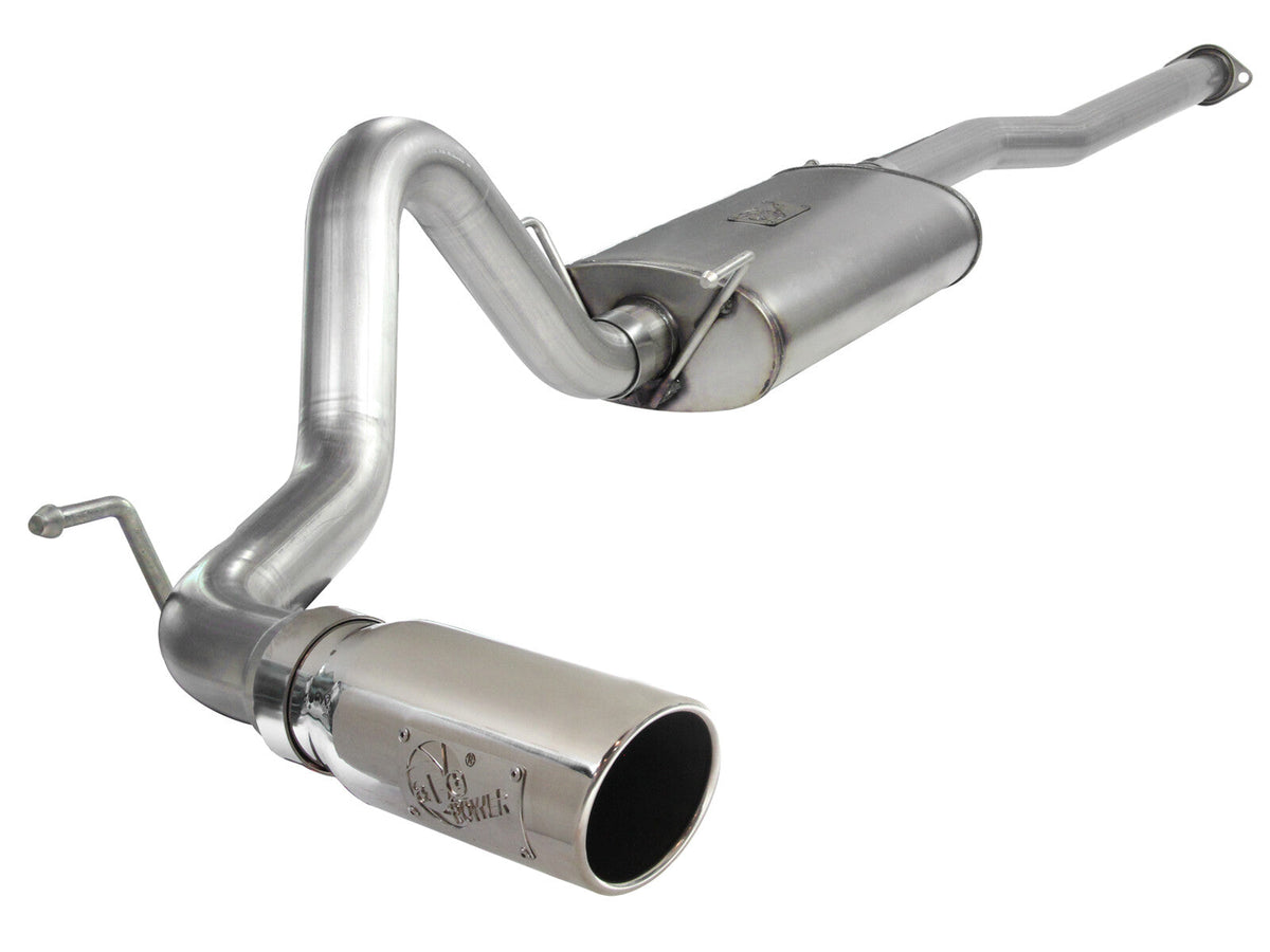 Mach Force-Xp 3 Inch 409 Stainless Steel Cat-Back Exhaust System w/Polished Tip Toyota Tacoma 13-15 V6-4.0L aFe Power aFe Power