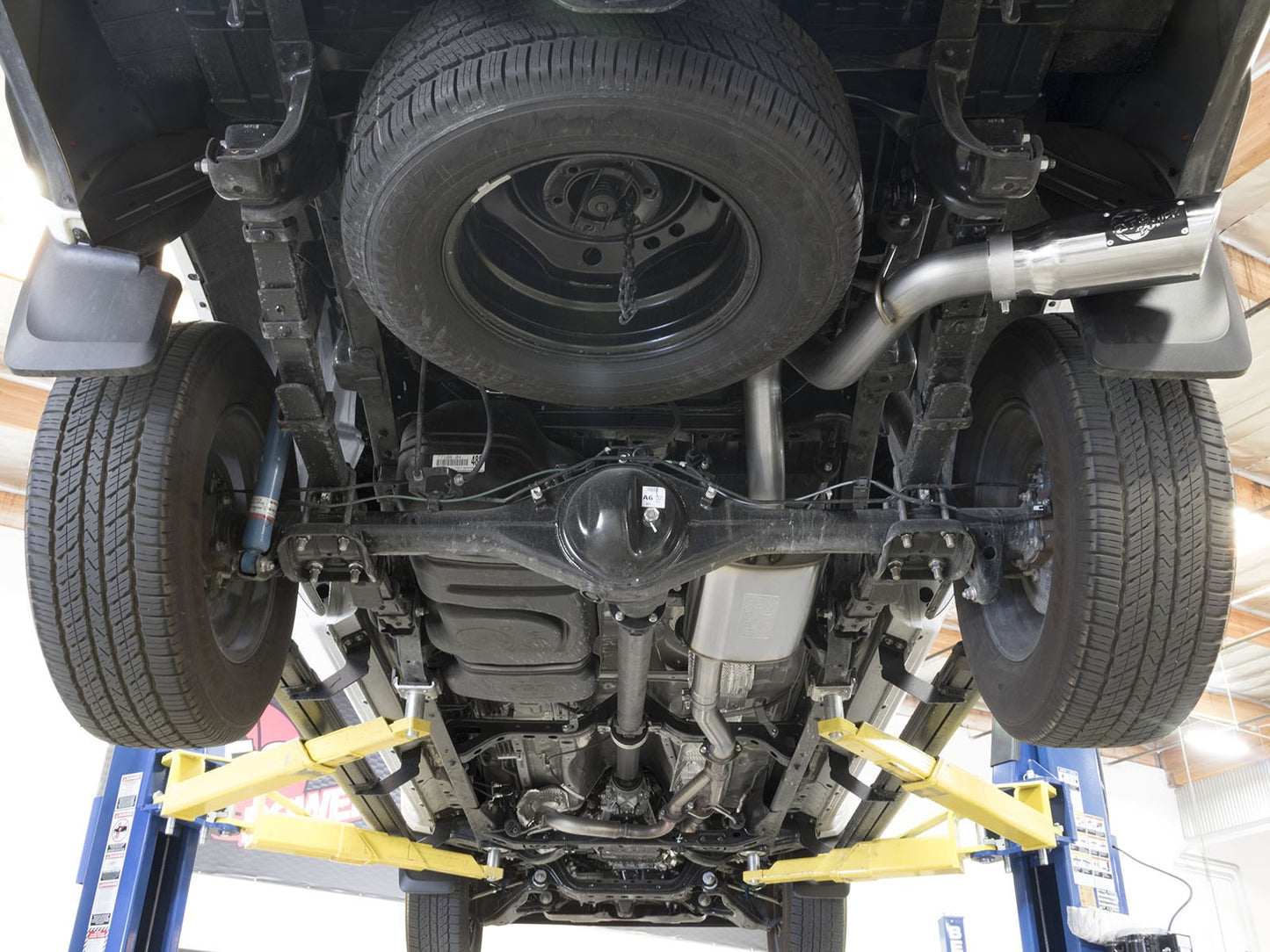 Mach Force-Xp 3 Inch 409 Stainless Steel Cat-Back Exhaust System w/Polished Tip Toyota Tacoma 16-23 V6-3.5L aFe Power