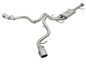 compare product Mach Force-Xp 2-1/2 Inch to 3 Inch 409 Stainless Steel Cat-Back Exhaust w/Polish Tip Toyota Fj Cruiser 07-18 V6-4.0L aFe Power