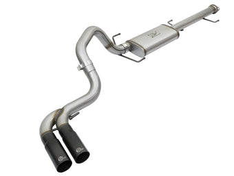 compare product Rebel Series 3 Inch Cat-Back Exhaust System w/ Mid-Side Exit Black Tips Toyota Fj Cruiser 07-18 V6-4.0L aFe Power