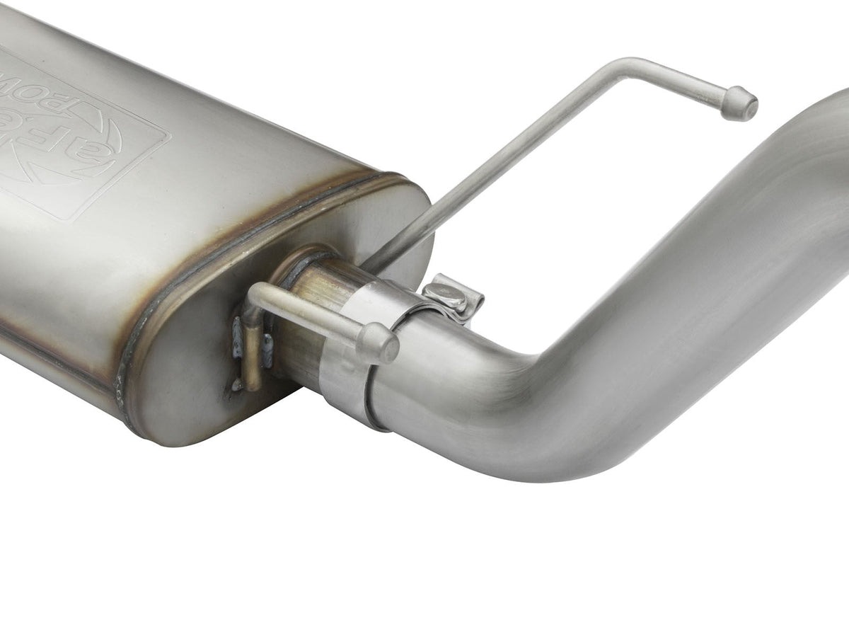 Mach Force-Xp 2-1/2 Inch 409 Stainless Steel Cat-Back Exhaust System w/Polished Tip Toyota Tacoma 05-12 L4-2.7L aFe Power aFe Power