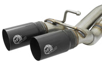 Rebel Series 3 Inch Cat-Back Exhaust System w/ Dual Mid-Side Exit Black Tips Toyota Tacoma 16-23 V6-3.5L aFe Power aFe Power