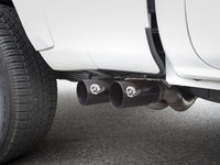 Rebel Series 3 Inch Cat-Back Exhaust System w/ Dual Mid-Side Exit Black Tips Toyota Tacoma 16-23 V6-3.5L aFe Power aFe Power
