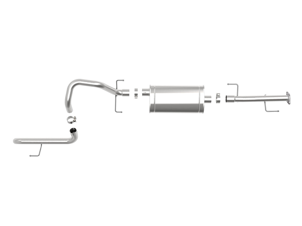 Mach Force-Xp 2-1/2 Inch 409 Stainless Steel Cat-Back Hi-Tuck Exhaust System Toyota 4Runner 10-23 V6-4.0L aFe Power aFe Power
