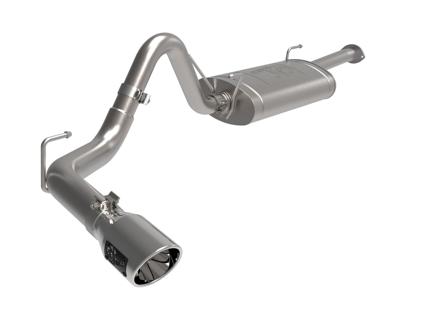 Apollo GT Series 2-1/2 Inch to 3 Inch 409 SS Cat-Back Exhaust System w/ Polish Tip Toyota Tacoma 16-23 L4-2.7/V6-3.5L aFe Power