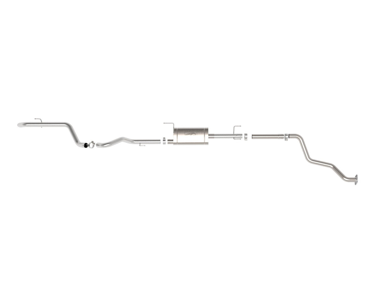 Mach Force-Xp 2-1/2 Inch 409 Stainless Steel Cat-Back Hi-Tuck Exhaust System Toyota Tacoma 24-26 L4-2.4L (t) aFe Power aFe Power
