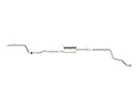 Mach Force-Xp 2-1/2 Inch 409 Stainless Steel Cat-Back Hi-Tuck Exhaust System Toyota Tacoma 24-26 L4-2.4L (t) aFe Power aFe Power