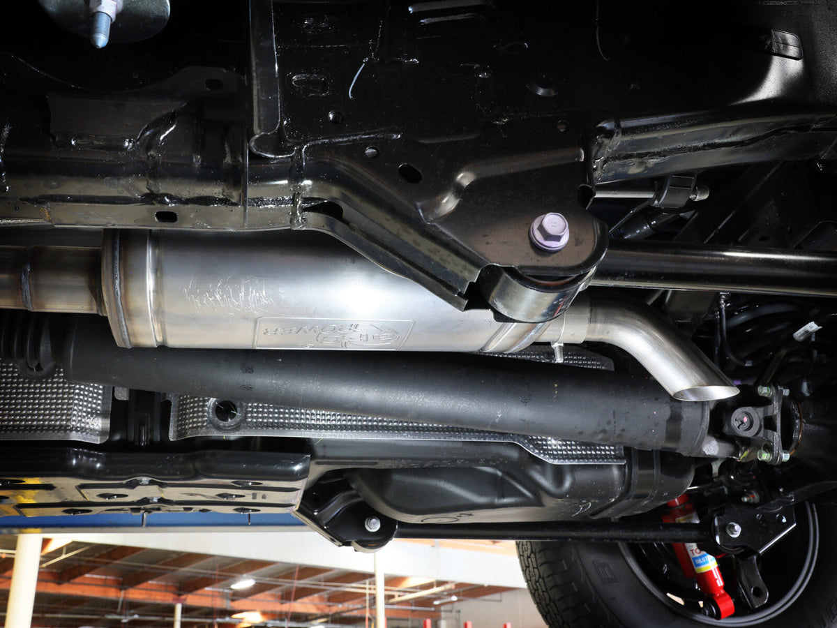 Rock Basher 2-1/2 Inch 409 Stainless Steel Cat-Back Exhaust System Toyota Tacoma 24-26 L4-2.4L (t) aFe Power aFe Power