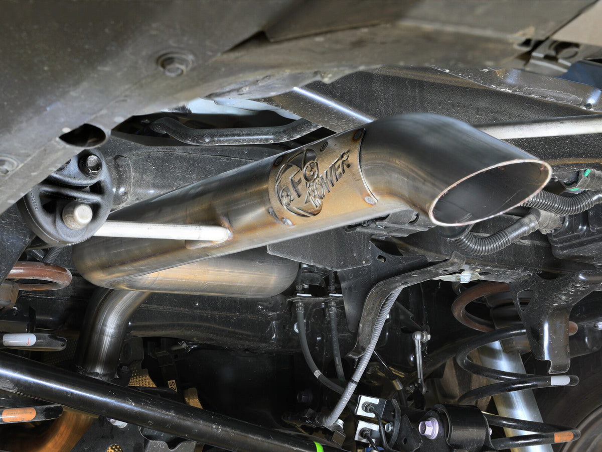 Apollo GT Series 2-1/2 Inch 409 Stainless Steel Axle-Back Hi-Tuck Exhaust System Toyota Land Cruiser (J250) 24-26 L4-2.4L (t) aFe Power aFe Power