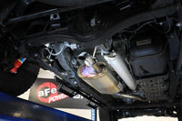 Rock Basher 2-1/2 Inch 409 Stainless Steel Axle-Back Hi-Tuck Exhaust System Toyota Tacoma 24-26 L4-2.4L (t) aFe Power aFe Power
