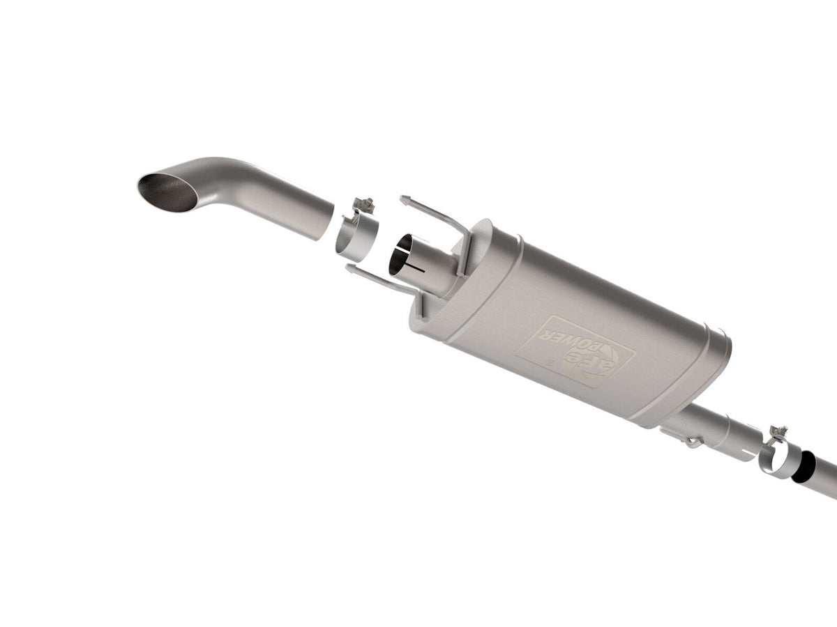 Rock Basher 2-1/2 Inch 409 Stainless Steel Cat-Back Hi-Tuck Exhaust System Toyota Tacoma 05-15 V6-4.0L aFe Power aFe Power