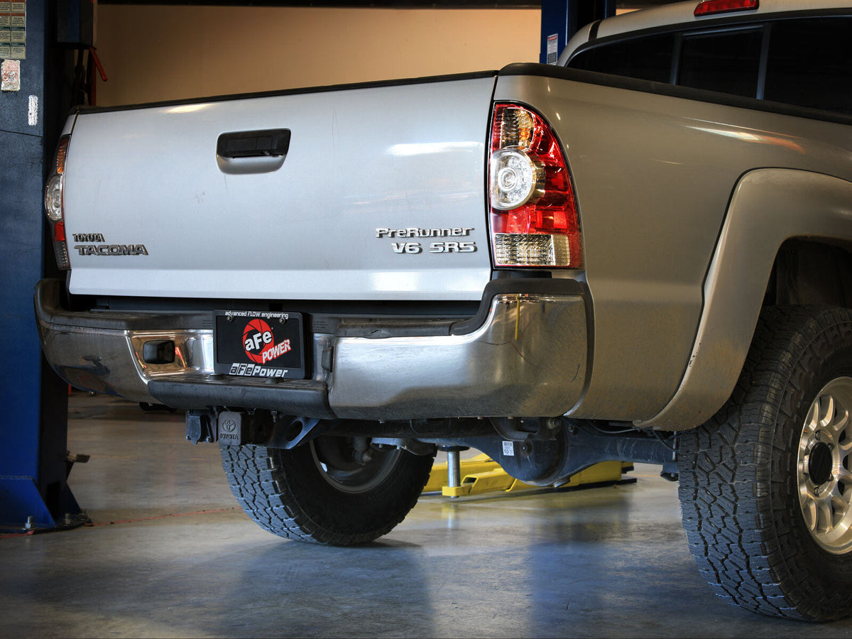 Rock Basher 2-1/2 Inch 409 Stainless Steel Cat-Back Hi-Tuck Exhaust System Toyota Tacoma 05-15 V6-4.0L aFe Power aFe Power