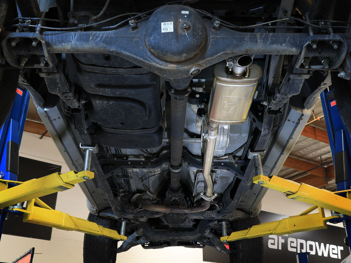 Rock Basher 2-1/2 Inch 409 Stainless Steel Cat-Back Hi-Tuck Exhaust System Toyota Tacoma 05-15 V6-4.0L aFe Power aFe Power