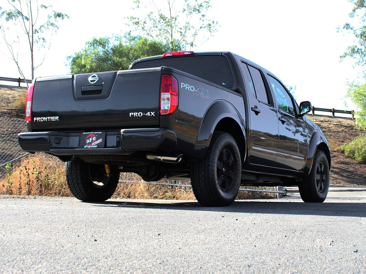 Mach Force-Xp 2-1/2 Inch to 3 Inch 409 Stainless Steel Cat-Back Exhaust System Nissan Frontier 05-19 V6-4.0L aFe Power aFe Power