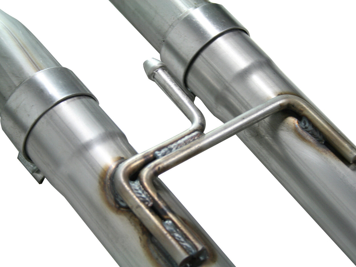 Mach Force-Xp 2-1/2 Inch to 3 Inch 409 Stainless Steel Cat-Back Exhaust w/Polish Tip Nissan Titan 04-15 V8-5.6L aFe Power aFe Power