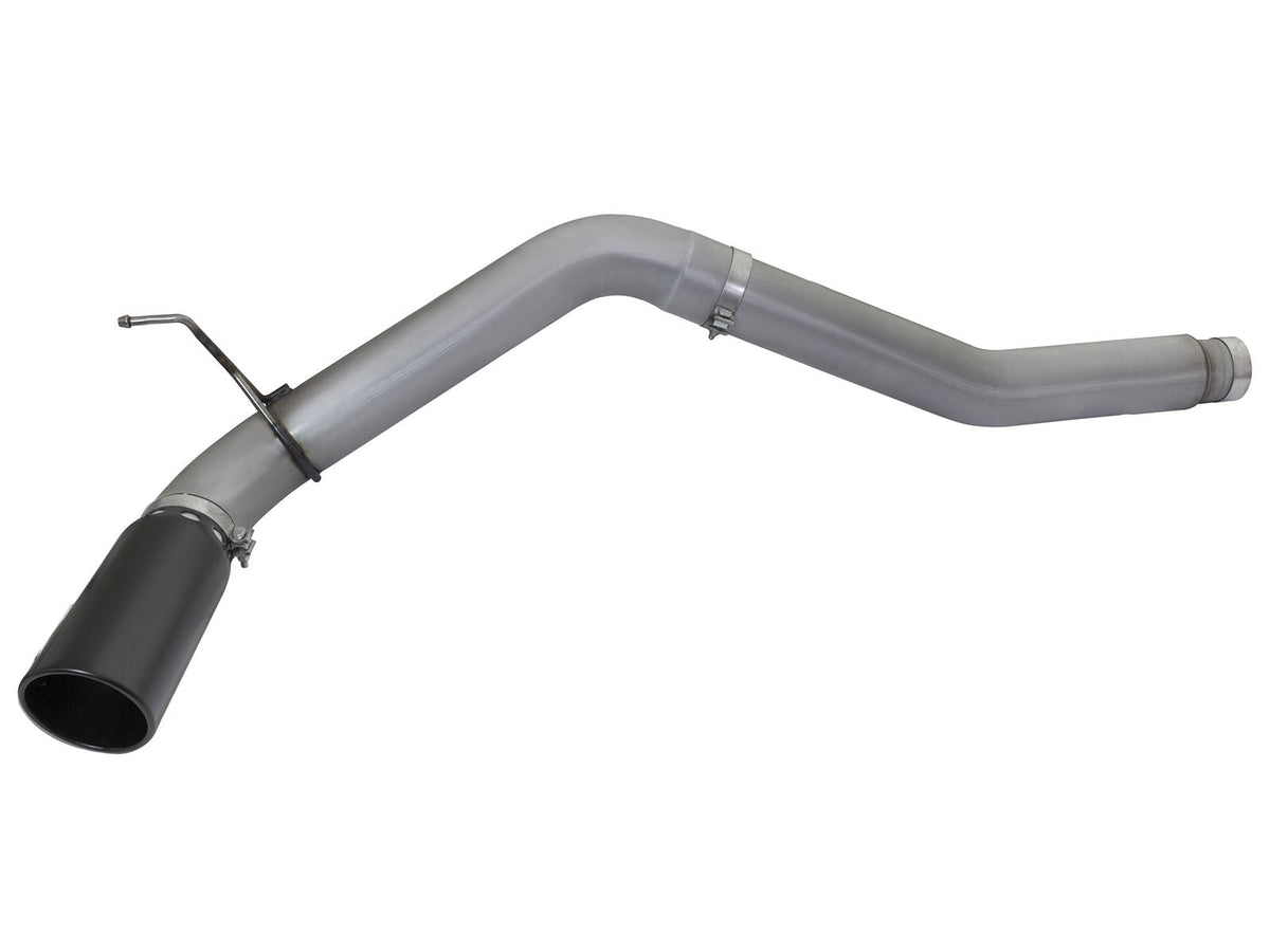 Large Bore-HD 5 Inch Dpf-Back Stainless Steel Exhaust System w/Black Tip Nissan Titan Xd 16-19 V8-5.0L (td) aFe Power aFe Power