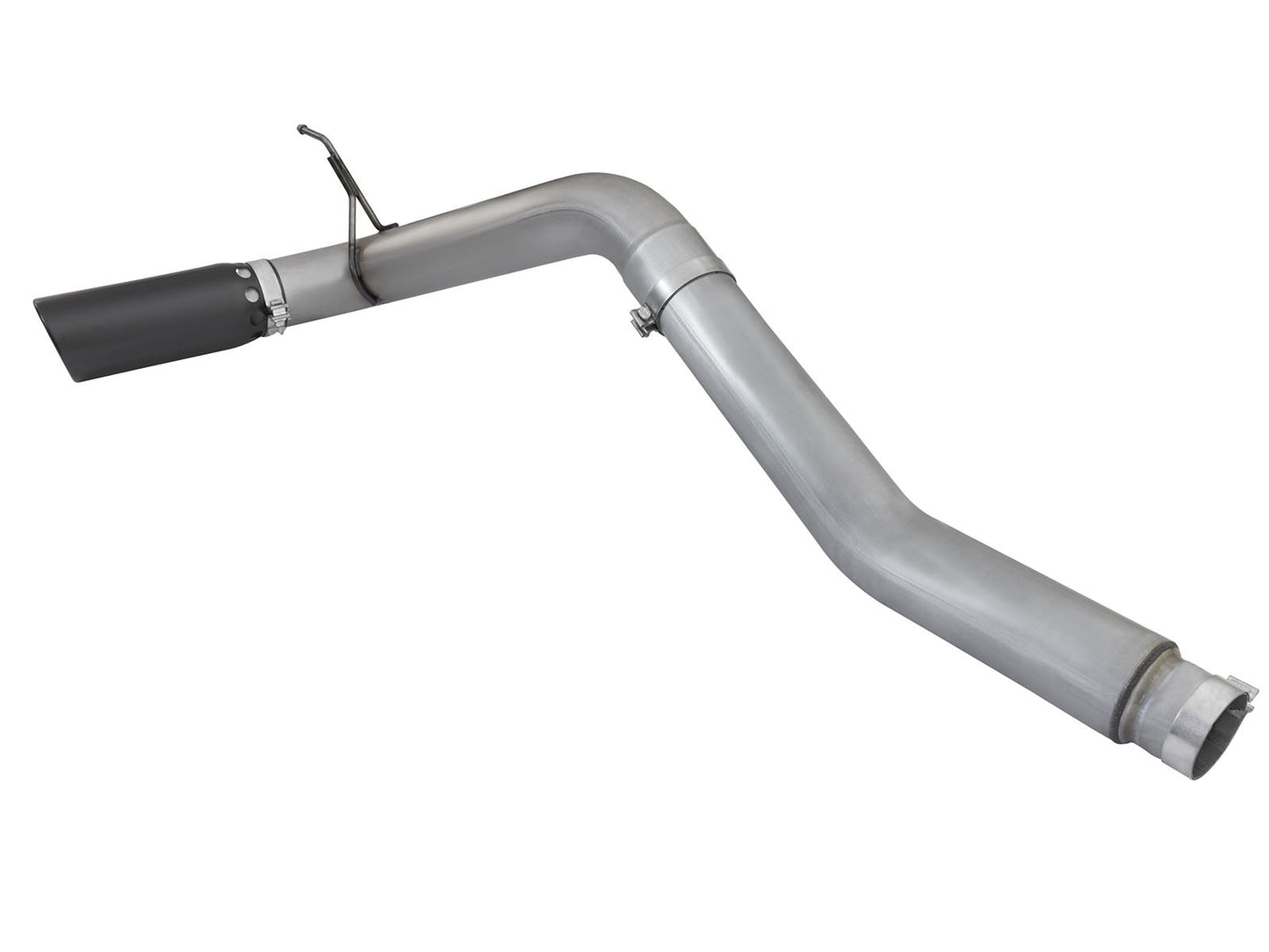 Large Bore-HD 5 Inch Dpf-Back Stainless Steel Exhaust System w/Black Tip Nissan Titan Xd 16-19 V8-5.0L (td) aFe Power