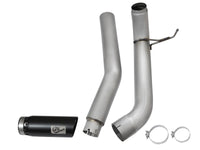 Large Bore-HD 5 Inch Dpf-Back Stainless Steel Exhaust System w/Black Tip Nissan Titan Xd 16-19 V8-5.0L (td) aFe Power
