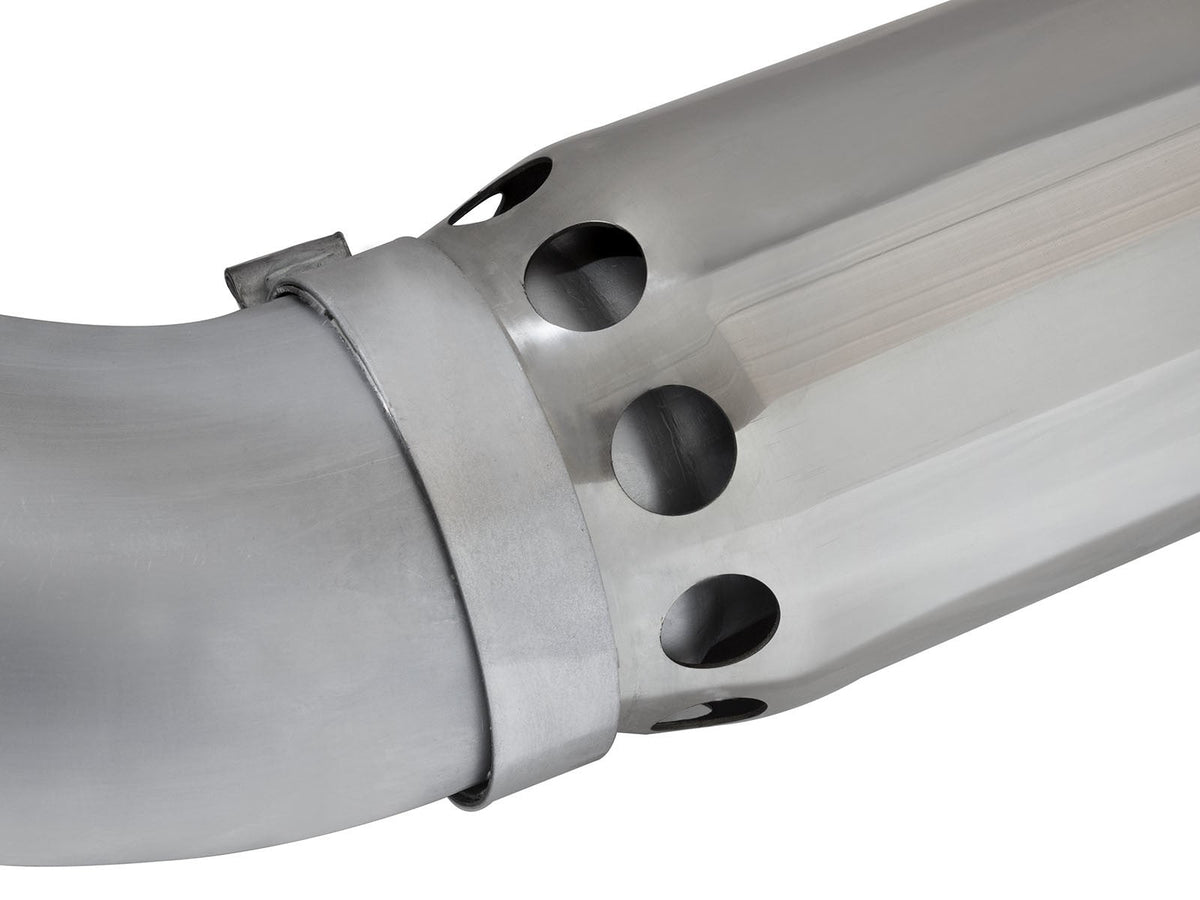 Large Bore-HD 5 Inch Dpf-Back Stainless Steel Exhaust System w/Polished Tip Nissan Titan Xd 16-19 V8-5.0L (td) aFe Power aFe Power
