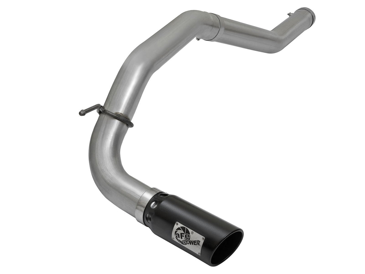 Large Bore-HD 4 Inch Dpf-Back Stainless Steel Exhaust System w/Black Tip Nissan Titan Xd 16-19 V8-5.0L (td) aFe Power aFe Power