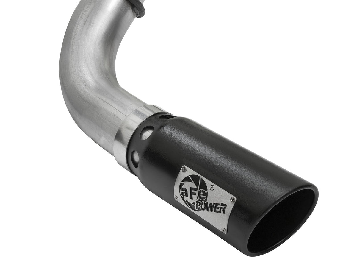 Large Bore-HD 4 Inch Dpf-Back Stainless Steel Exhaust System w/Black Tip Nissan Titan Xd 16-19 V8-5.0L (td) aFe Power aFe Power