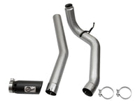 Large Bore-HD 4 Inch Dpf-Back Stainless Steel Exhaust System w/Black Tip Nissan Titan Xd 16-19 V8-5.0L (td) aFe Power aFe Power