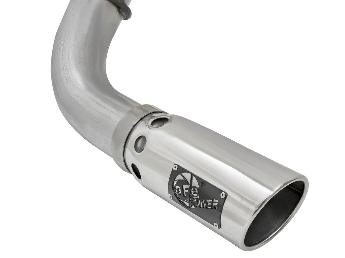 Large Bore-HD 4 Inch Dpf-Back Stainless Steel Exhaust System w/Polished Tip Nissan Titan Xd 16-19 V8-5.0L (td) aFe Power aFe Power