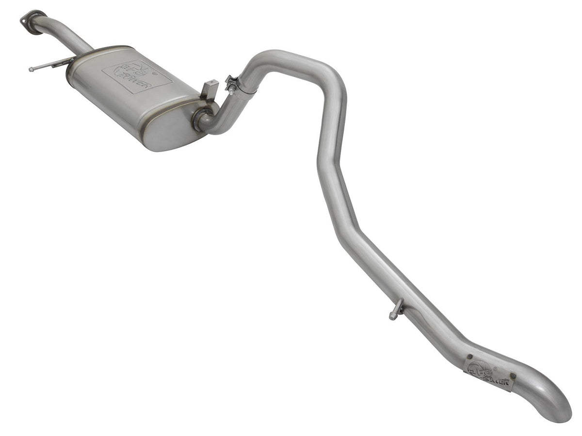 Mach Force-Xp 2-1/2 Inch 409 Stainless Steel Cat-Back Hi-Tuck Exhaust System Nissan Patrol (Y61) 01-19 L6-4.8L 22 ft-lbs Torque Gain aFe Power aFe Power