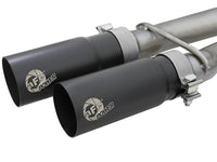 Rebel Series 3 Inch 409 Stainless Steel Cat-Back Exhaust System w/Black Tips Nissan Titan 04-15 V8-5.6L aFe Power aFe Power