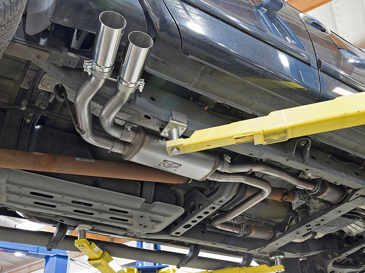 Rebel Series 3 Inch 409 Stainless Steel Cat-Back Exhaust System w/Polished Tip Nissan Titan 04-15 V8-5.6L aFe Power aFe Power