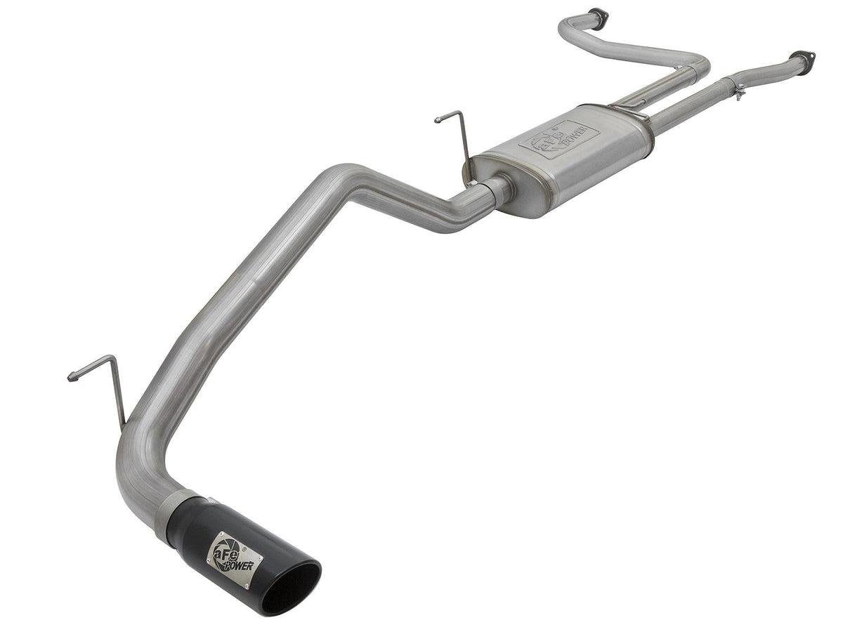 Mach Force-Xp 2-1/2 Cat-Back Exhaust System w/ Black Tip Nissan Titan 17-24 V8-5.6L aFe Power aFe Power