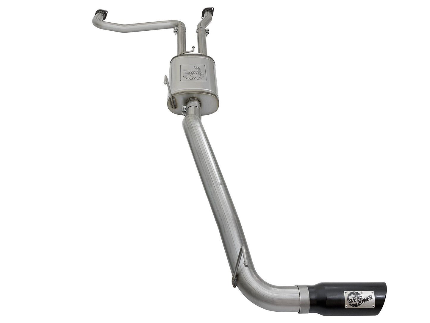 Mach Force-Xp 2-1/2 Cat-Back Exhaust System w/ Black Tip Nissan Titan 17-24 V8-5.6L aFe Power