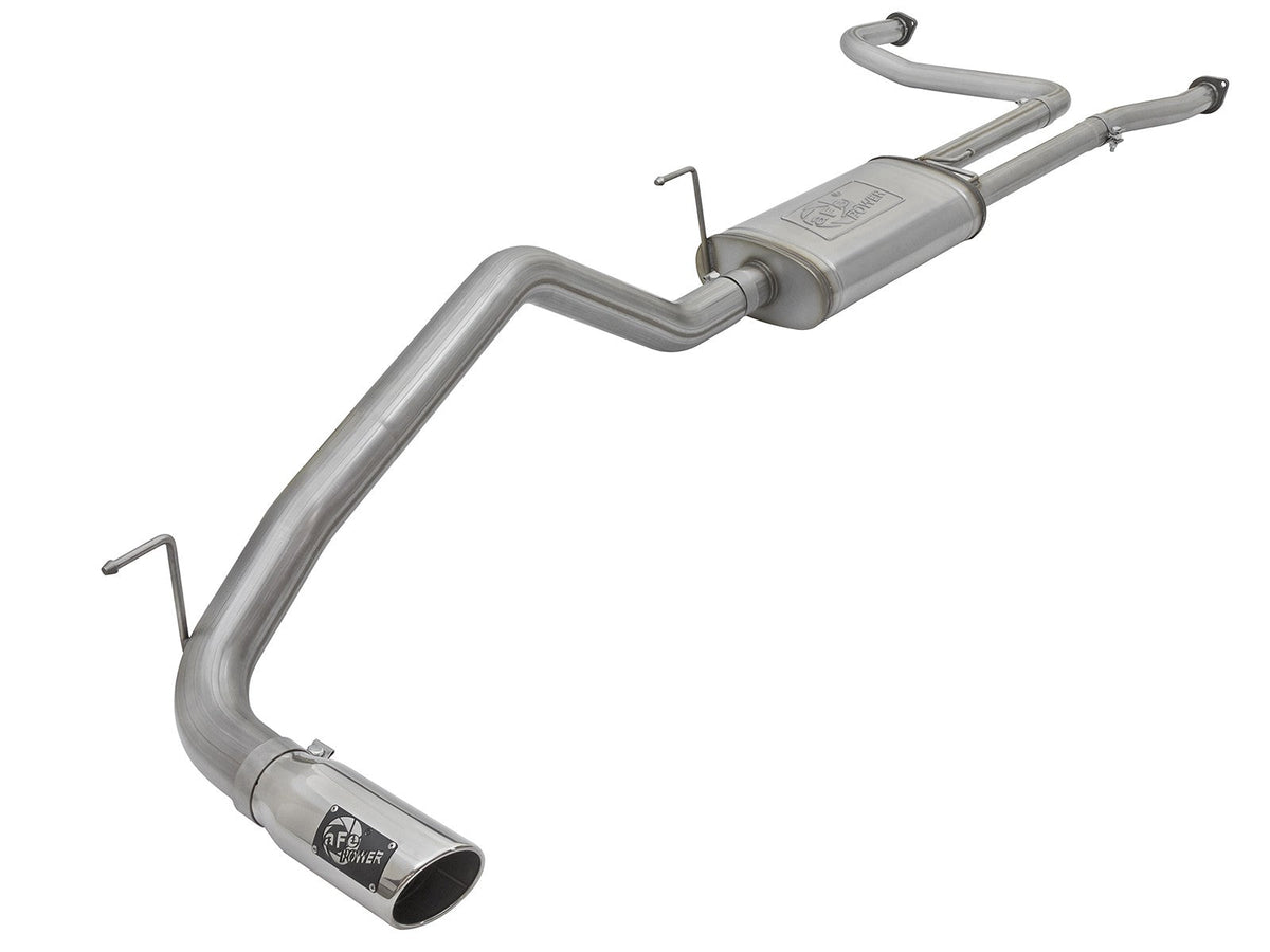 Mach Force-Xp 2-1/2 Cat-Back Exhaust System w/ Polished Tip Nissan Titan 17-24 V8-5.6L aFe Power aFe Power