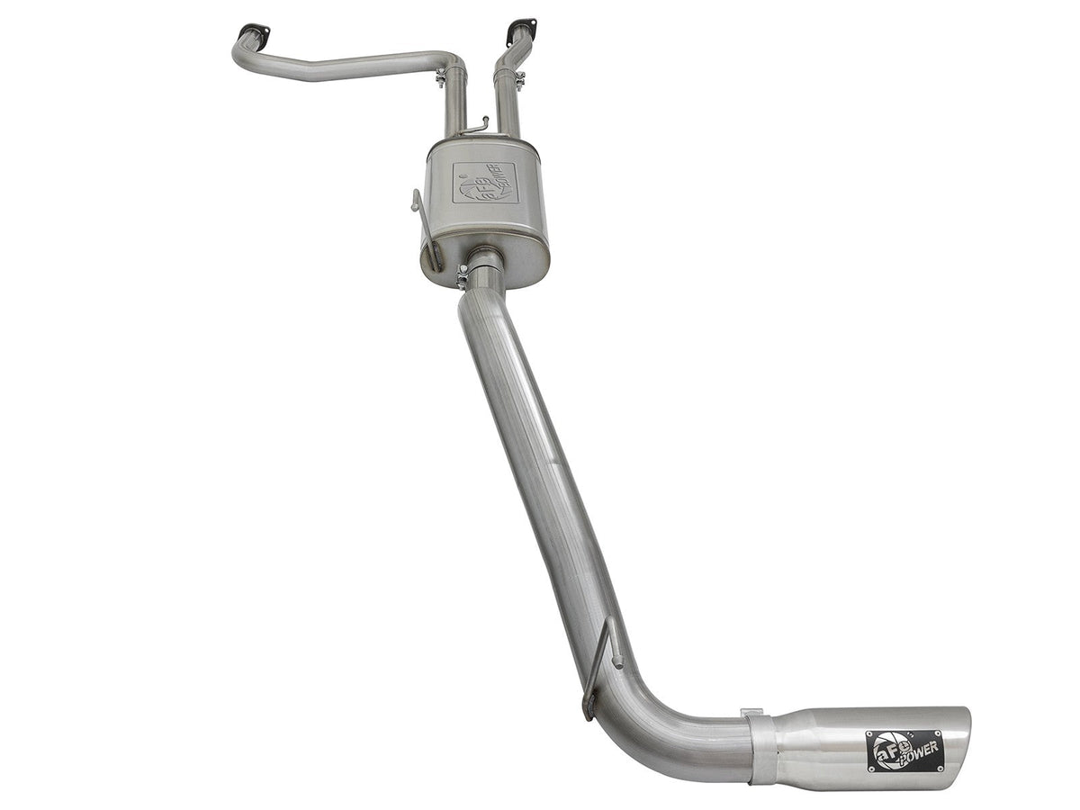 Mach Force-Xp 2-1/2 Cat-Back Exhaust System w/ Polished Tip Nissan Titan 17-24 V8-5.6L aFe Power aFe Power