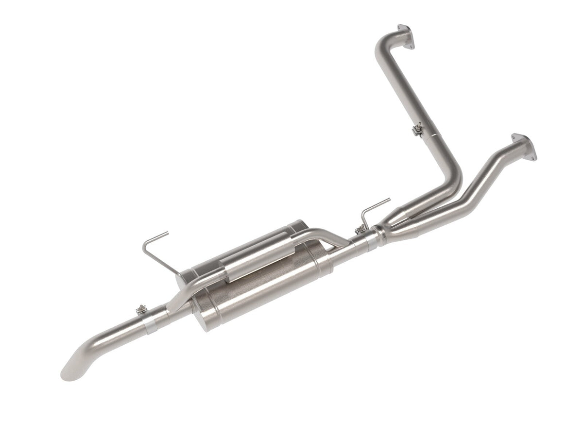 Rock Basher 2-1/2 Inch 409 Stainless Steel Cat-Back Hi-Tuck Exhaust System Nissan Frontier 22-26 V6-3.8L aFe Power aFe Power